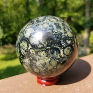 Kambaba Crocodile Jasper Crystal Ball #6